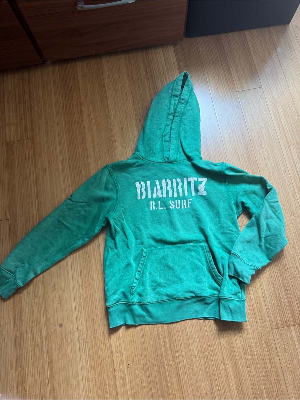 Ralph Lauren Teal Green 'Biarritz R.L. Surf' Kids Hoodie
